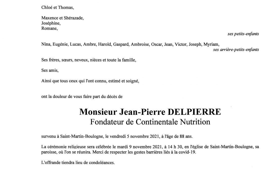 Pompes Funèbres Delpierre Auchel Avis De Décès